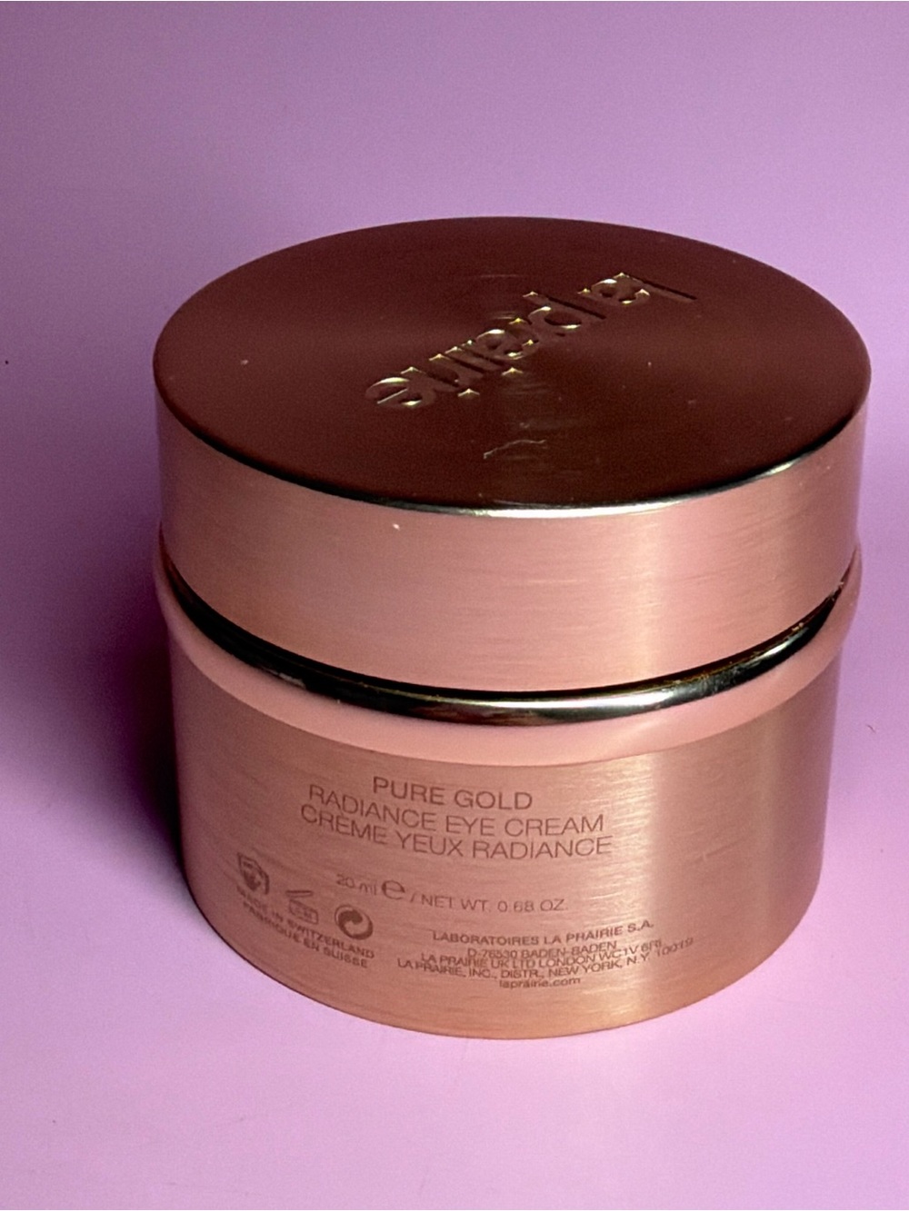 La Prairie Pure Gold Radiance Eye Cream 20mL - Picture 4 of 4